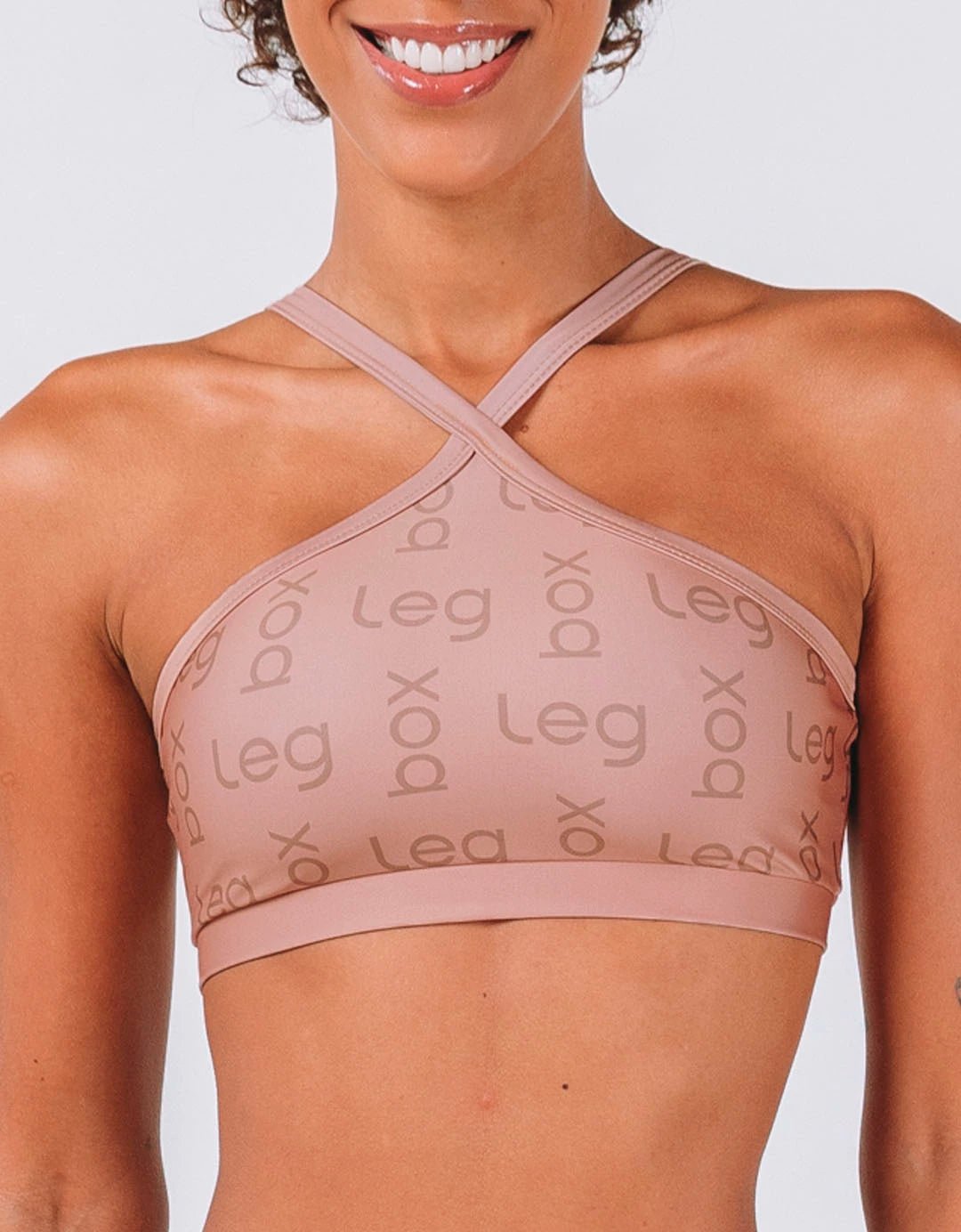 Top Fitness Twist Glow Nude