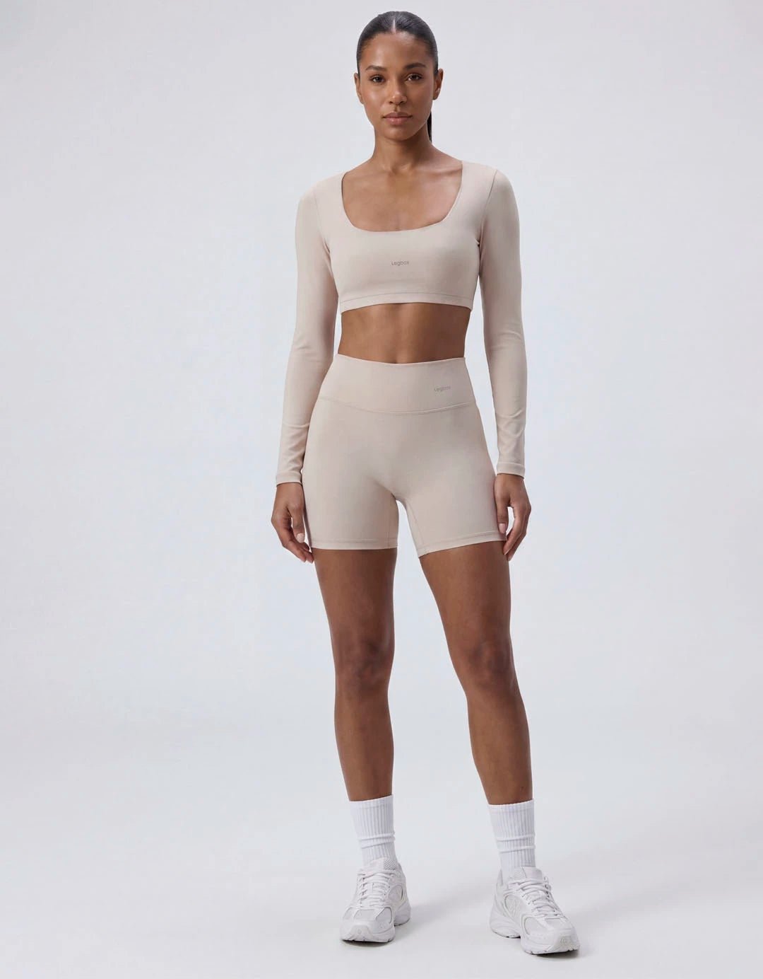 Top Fitness Manga Longa Off White - Legbox