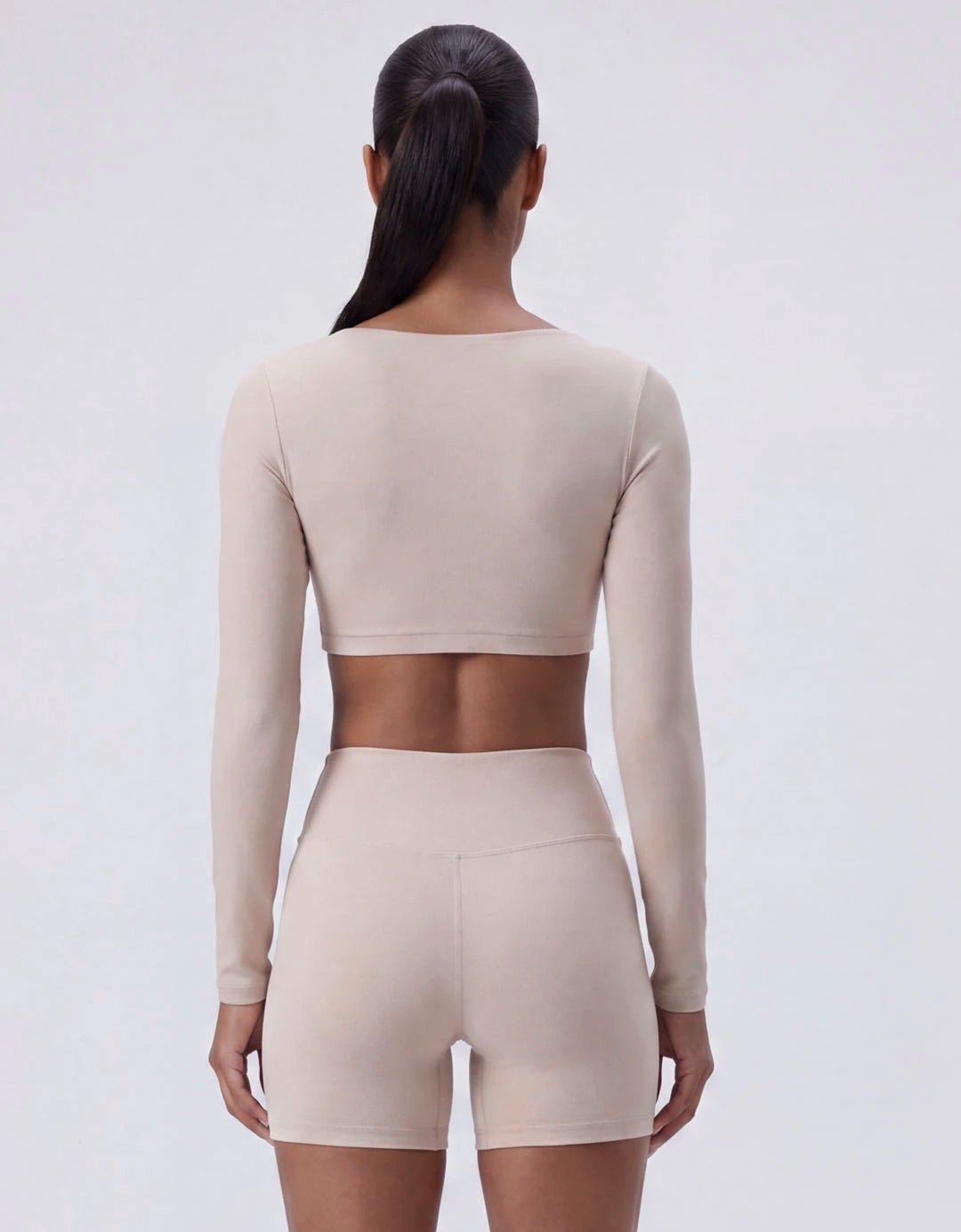 Top Fitness Manga Longa Off White - Legbox