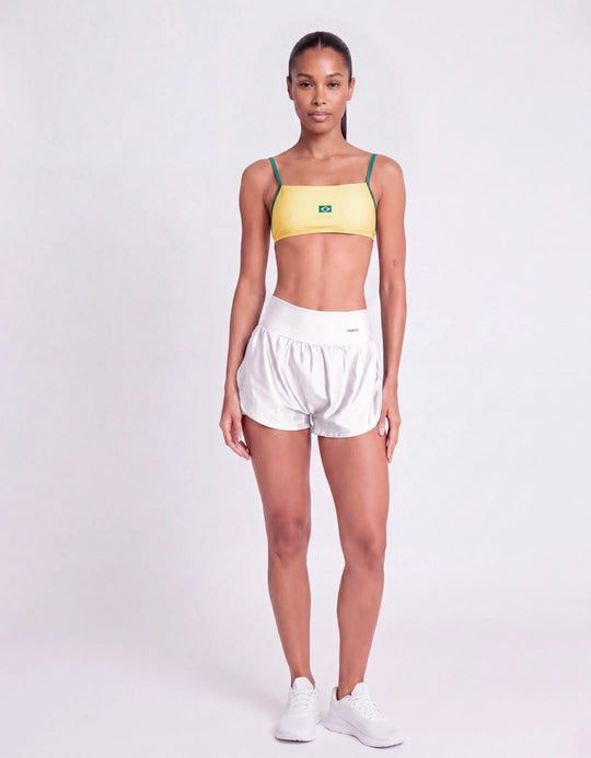 Top Fitness Minimal Amarelo Brasil - Legbox