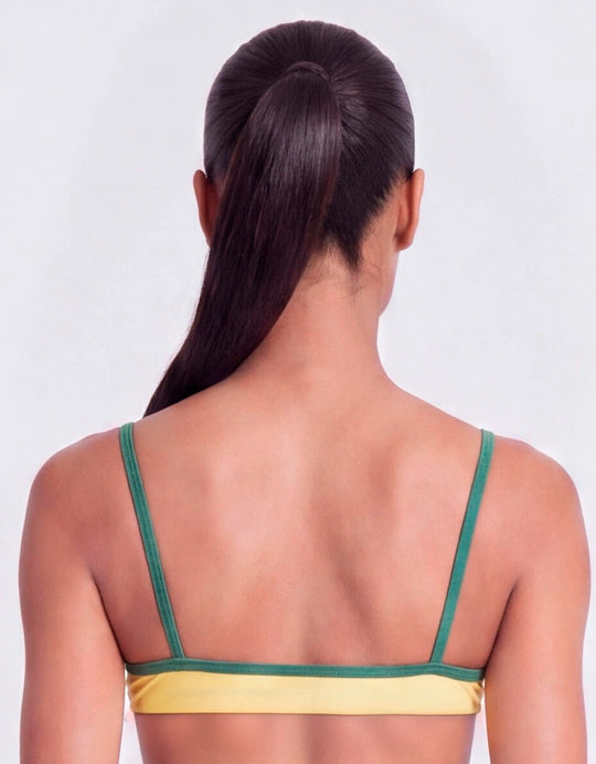 Top Fitness Minimal Amarelo Brasil - Legbox