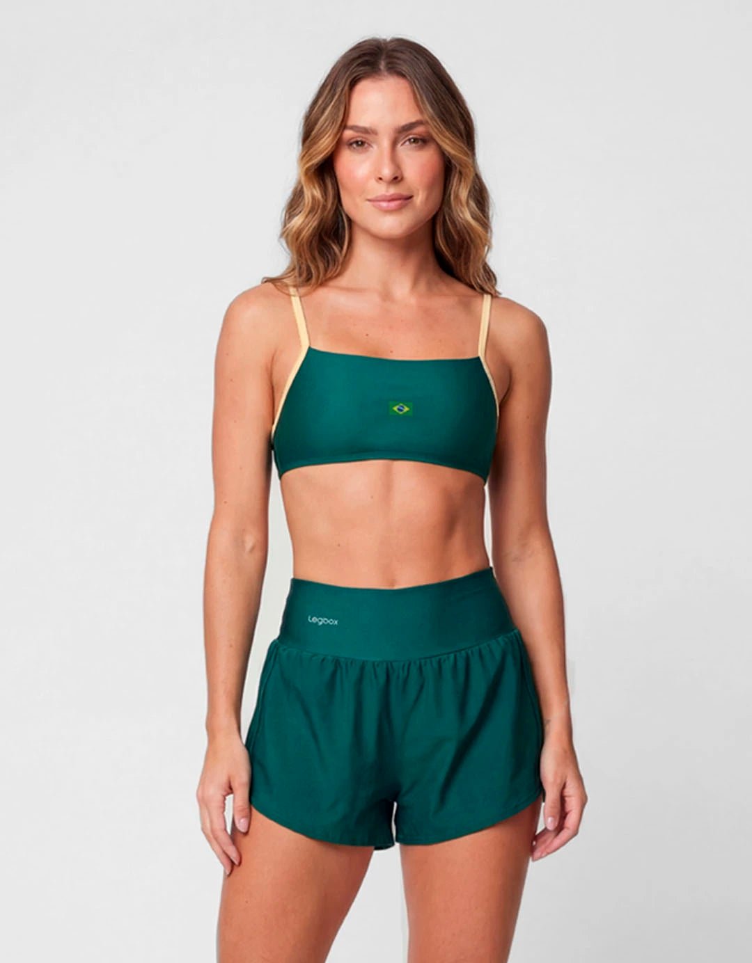 Top Fitness Minimal Verde Brasil - Legbox