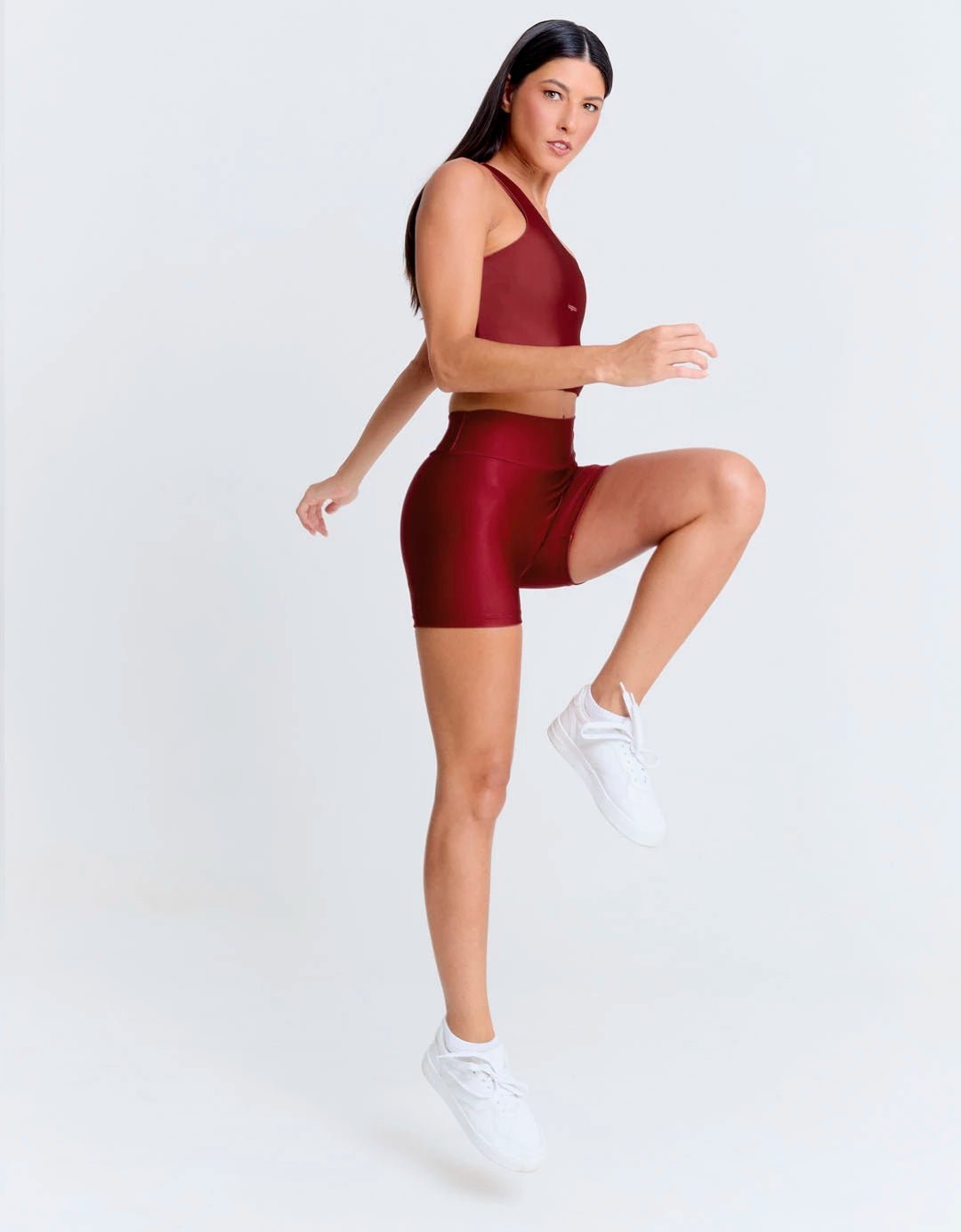 Top Fitness One Longo Bordô - Legbox