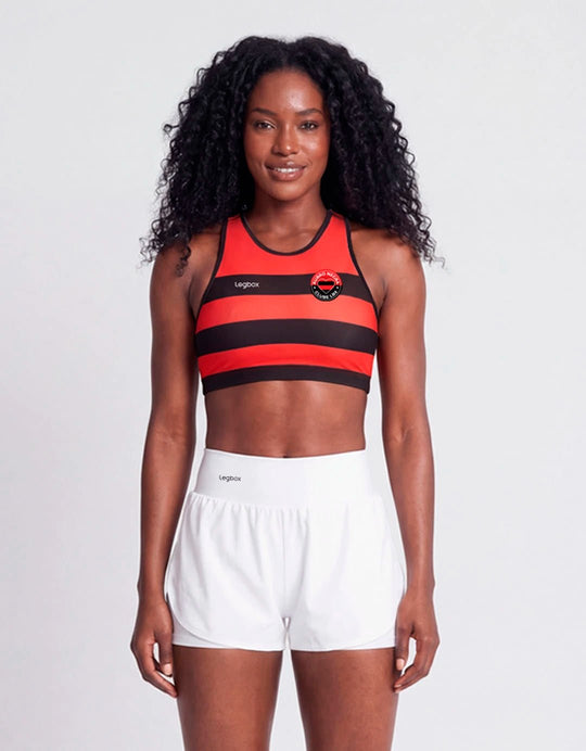 Top Fitness Pro Reversível Rubro Negro - Legbox