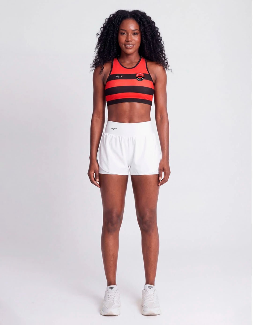Top Fitness Pro Reversível Rubro Negro - Legbox