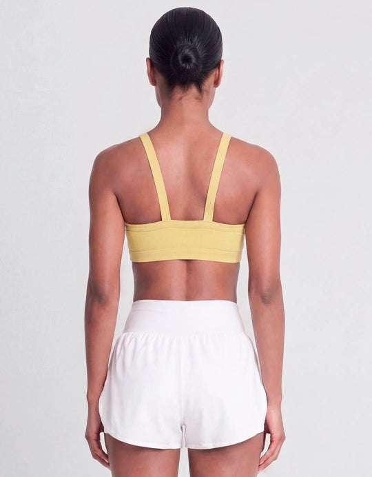 Top Fitness Twist Amarelo Brasil - Legbox