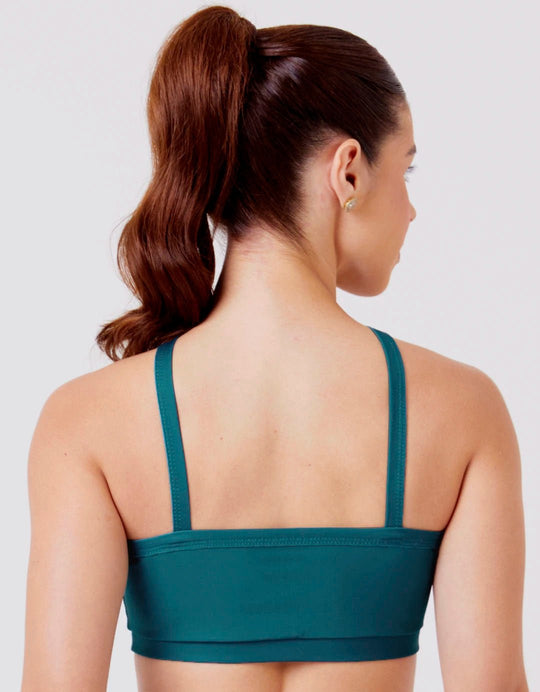 Top Fitness Twist Verde Escuro - Legbox