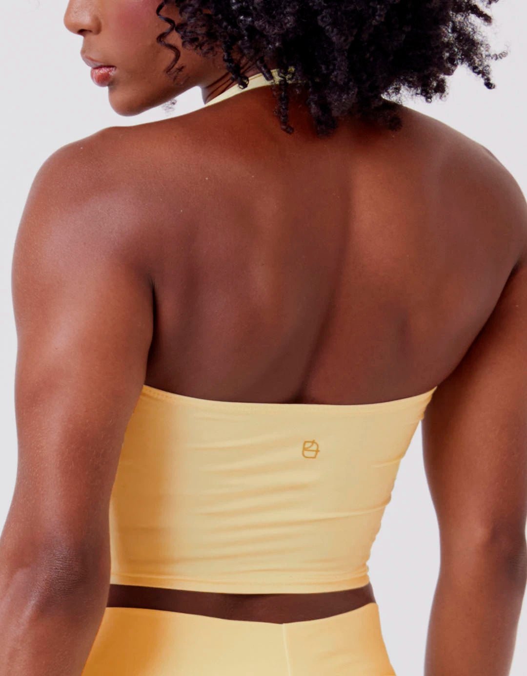 Top Fitness UP Longo Amarelo Claro - Legbox