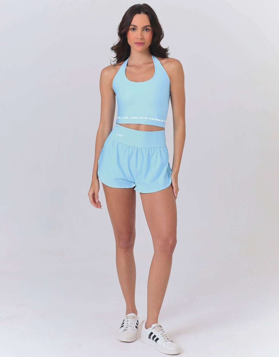 Top Fitness UP Longo Azul Bebê - Legbox