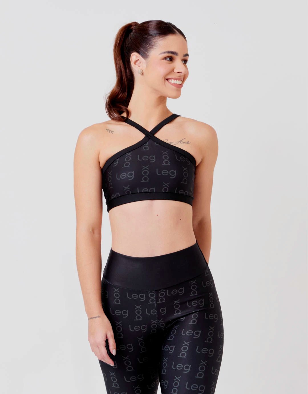 Top Twist Glow Preto - Legbox