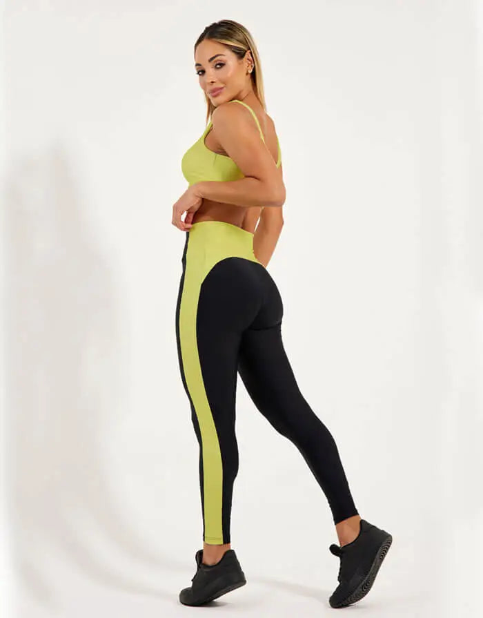 Calça Legging Cintura Alta Oliva