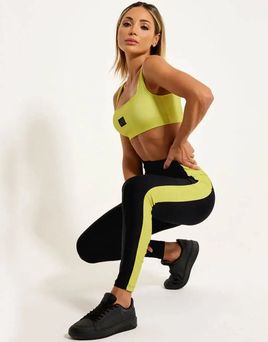Calça Legging Cintura Alta Oliva
