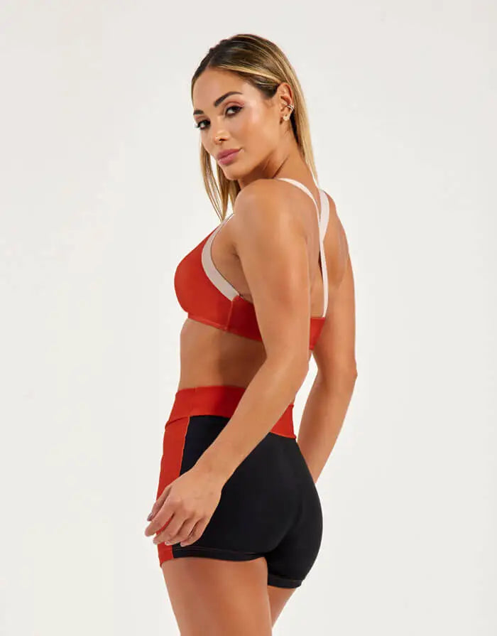 Short Fitness Feminino Terracota