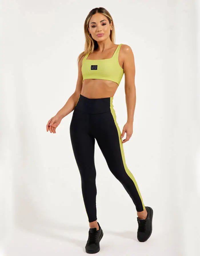 Calça Legging Cintura Alta Oliva - Legbox
