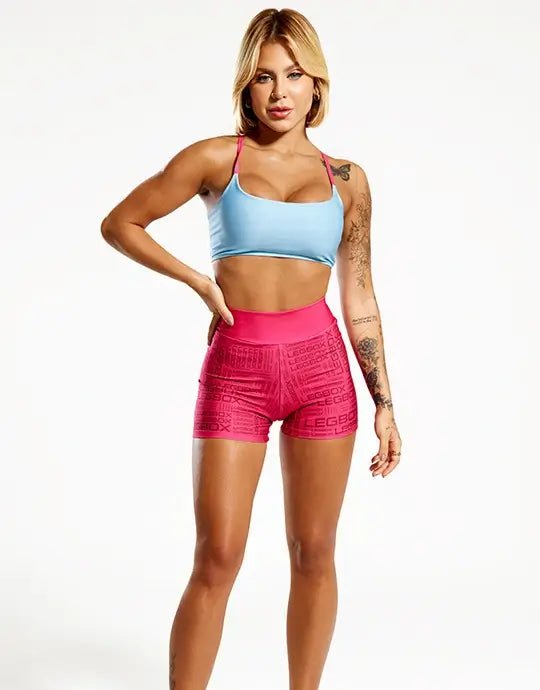 Short Fitness Feminino Glow Rosa - Legbox