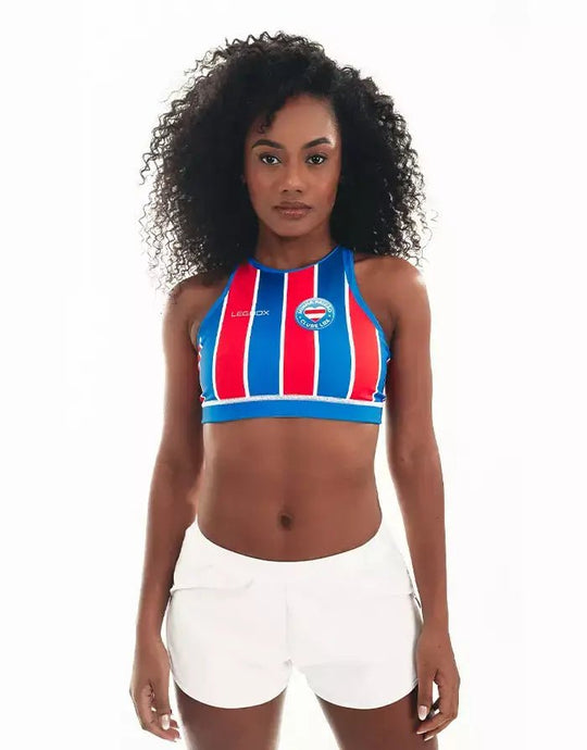 Top Fitness Clube LBX Azul Vermelho e Branco - Legbox