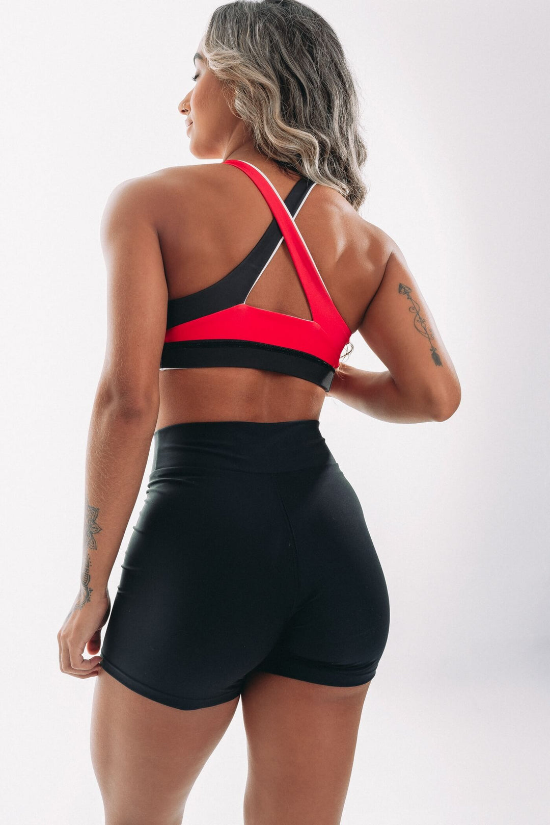 Top Fitness Clube LBX Vermelho e Preto